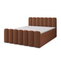 BOXBETT CELLA 180x200 cm mit Matratze und Topper - Kupferfarben - Kupferfarben, Holz (180/200cm) - MASSENO