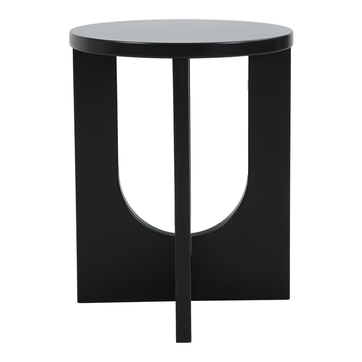 BEISTELLTISCH Kysdajore - Schwarz, Holzwerkstoff (40/40/50cm) - [en.casa]