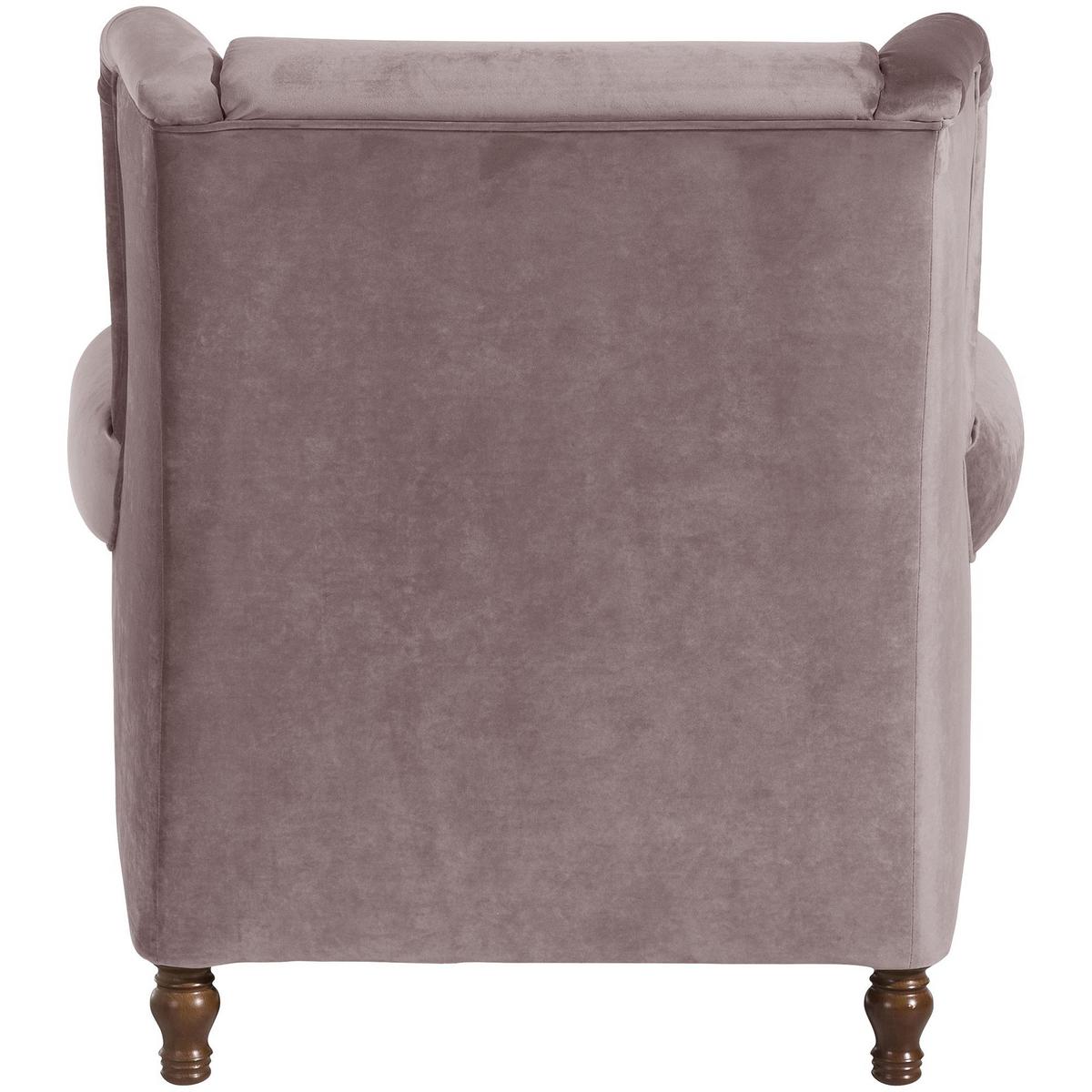 SESSEL XXL inkl. Kissen Karley Samtvelours rosé - Rosa, Kunststoff (103/103/149cm) - 58aufmkessel