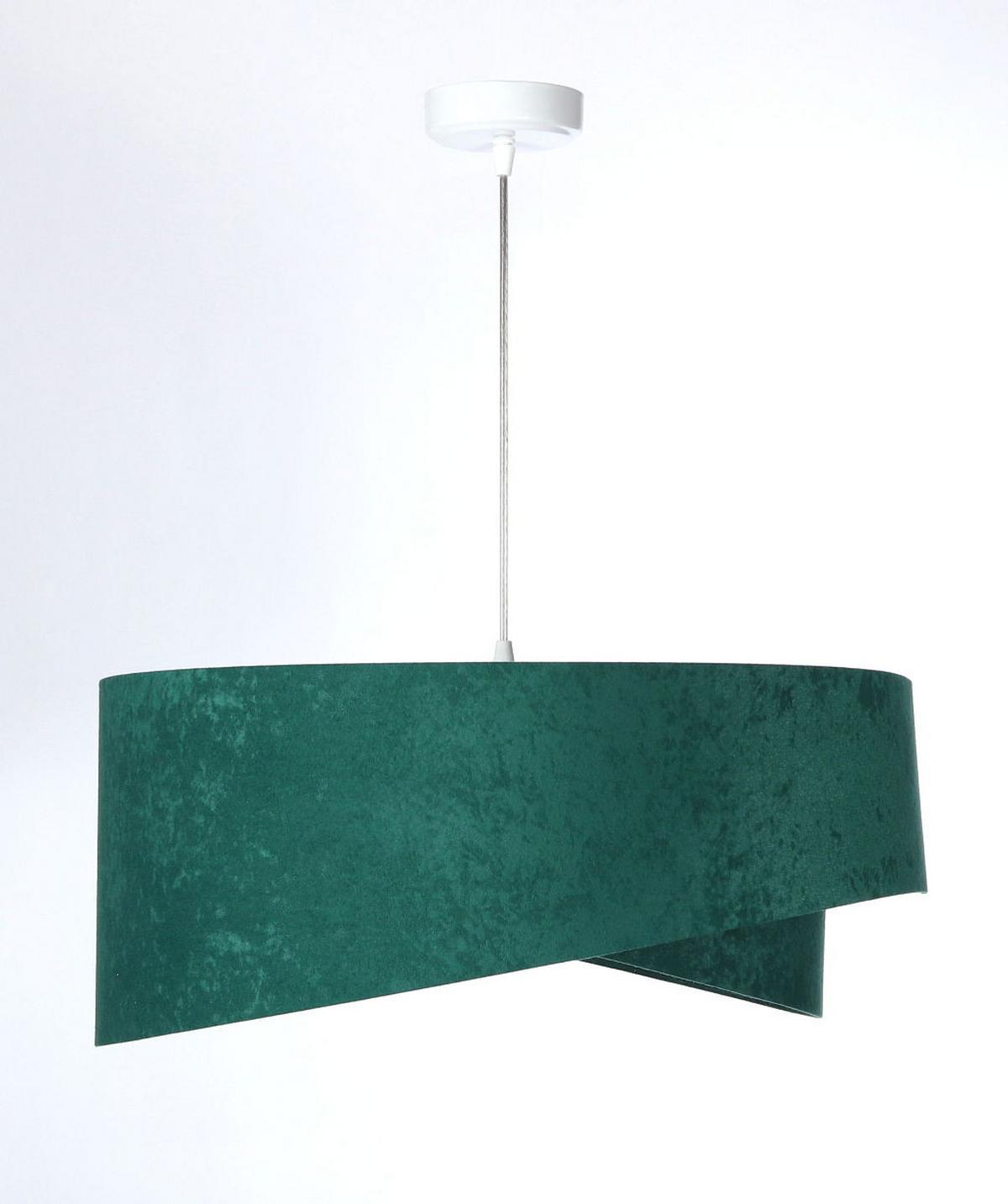 HÄNGELEUCHTE Grün 50/23 cm - Weiß, Kunststoff (50/1.3/23cm) - ONZENO