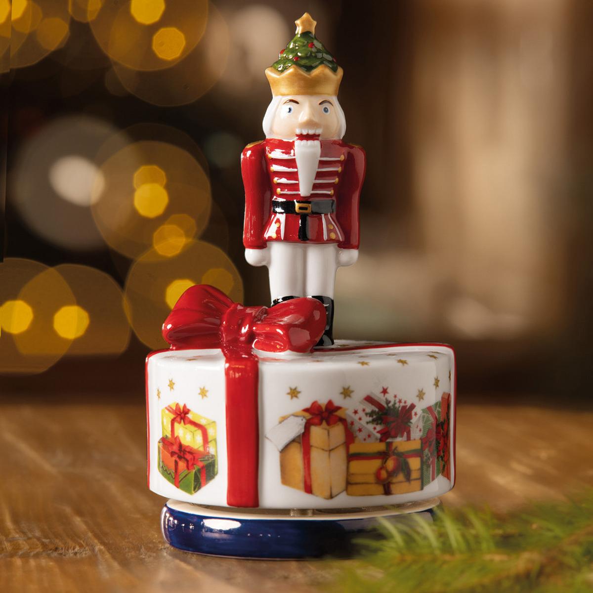 SPIELUHR "NUSSKNACKER" Nostalgic Melody bunt 14,6 cm - Multicolor, Keramik (13/13.5/17cm) - Villeroy & Boch