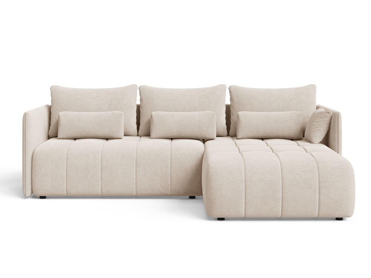 ECKSOFA Ardi Beige - Beige, Holz/Textil (245/182cm) - Graingold