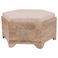 BANK aus Holz 70x60x29 cm - Braun, Holz (70/29/60cm) - Wanderlust