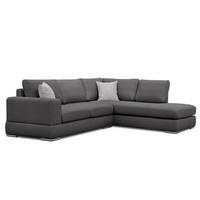 ECKSOFA OTTO 5-Sitzer, dunkelgrau - Dunkelgrau, Holzwerkstoff/Textil (279/219cm) - Wozimo