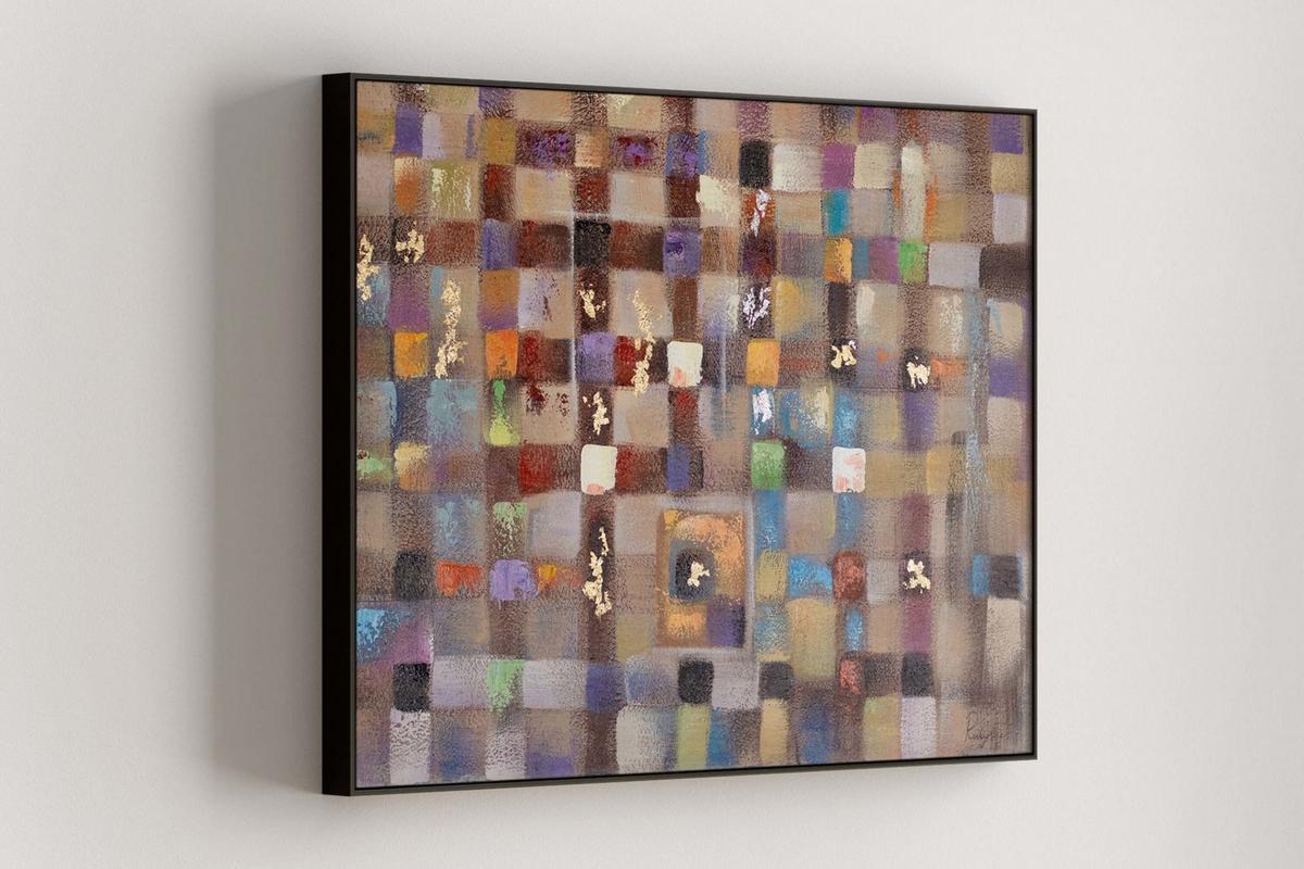 ACRYLBILD HANDGEMALT 100/75 cm - Multicolor, Holz/Textil (100/75cm) - KUNSTLOFT