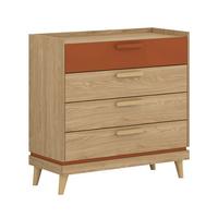 KOMMODE Sandy Holz - Braun, Holzwerkstoff (90/90/40cm) - Petits-meubles