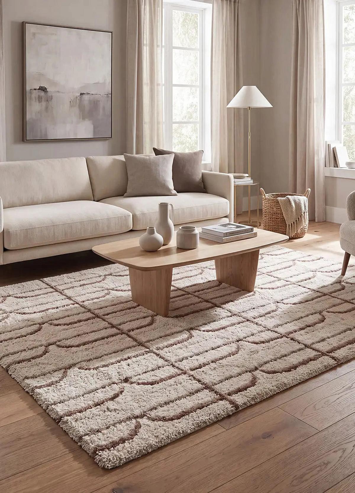 KINDERTEPPICH Creme / Rosa Ember 120/170 cm - Creme, Textil (120/170cm) - Atticgo