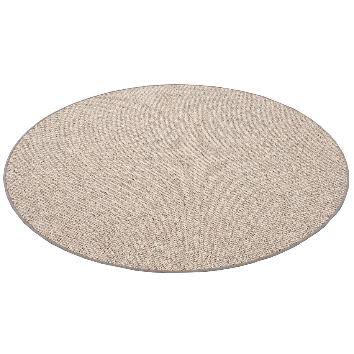 SCHLINGENTEPPICH PRIMO RUND - Grau, Textil (133/133cm) - Snapstyle