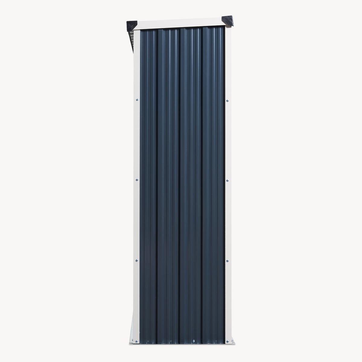 BRENNHOLZUNTERSTAND Kalmar - Anthrazit, Metall (158/152/47cm) - casa.pro