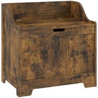 AUFBEWAHRUNGSTRUHE MDF Rustikal-Braun - Braun, Holzwerkstoff (38/56/56.5cm) - HOMCOM