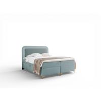 BOXBETT Willow - Blau, Holzwerkstoff/Textil (120/200cm) - Fun Möbel