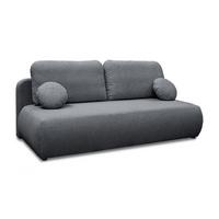SCHLAFSOFA CLAIRE, zweisitzig, mit Schlaffunktion, Neve 90 - Grau, Textil (208/90/95cm) - Lookway