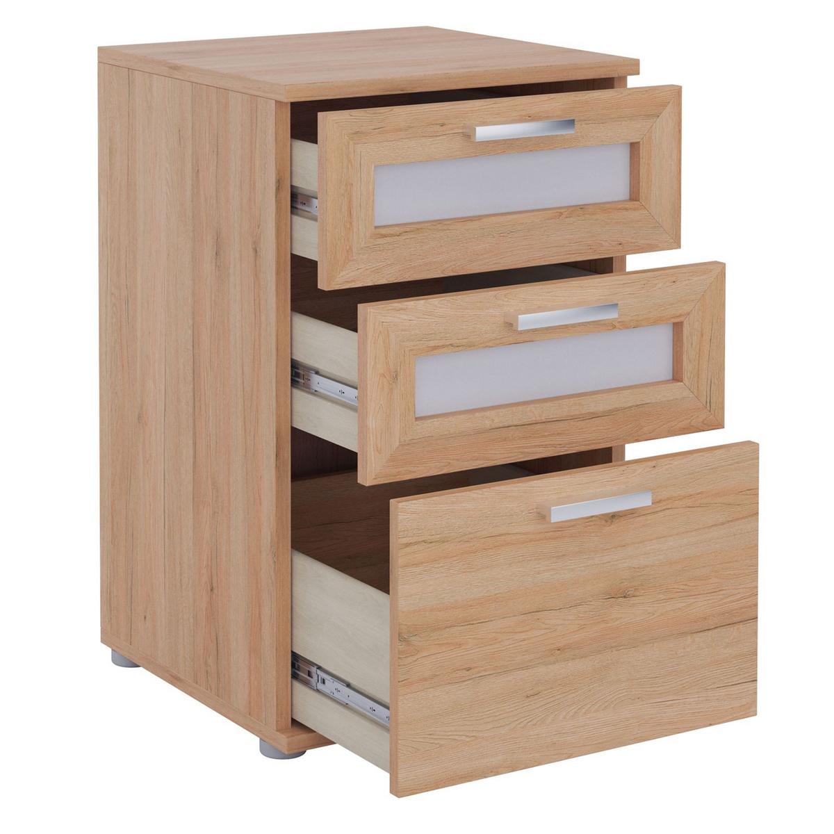 NACHTTISCH MARIKE - Eiche San Remo, Holzwerkstoff (40/63/38cm) - CARO-Möbel