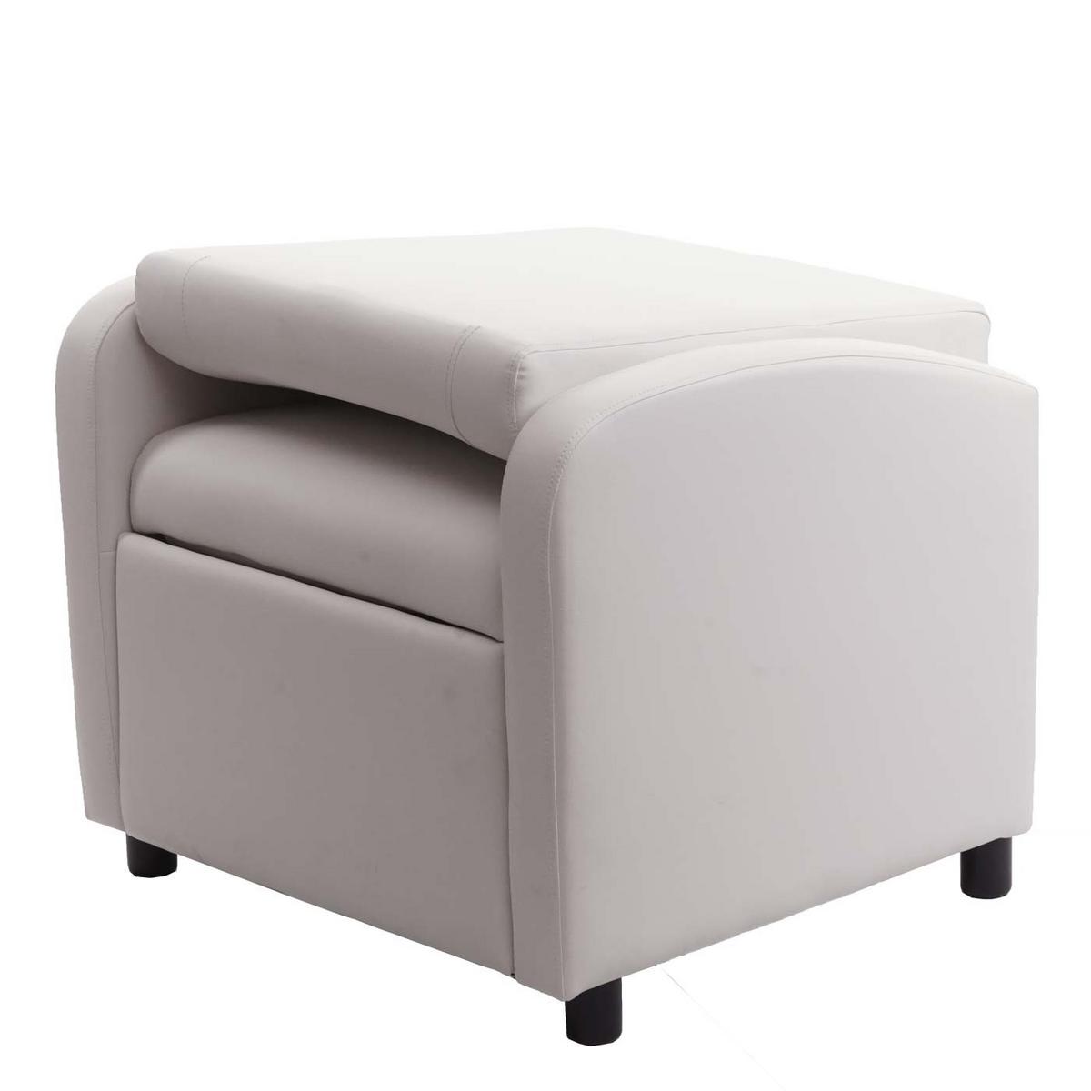 RELAXSESSEL Weiß - Weiß, Textil (70/99/75cm) - MCW
