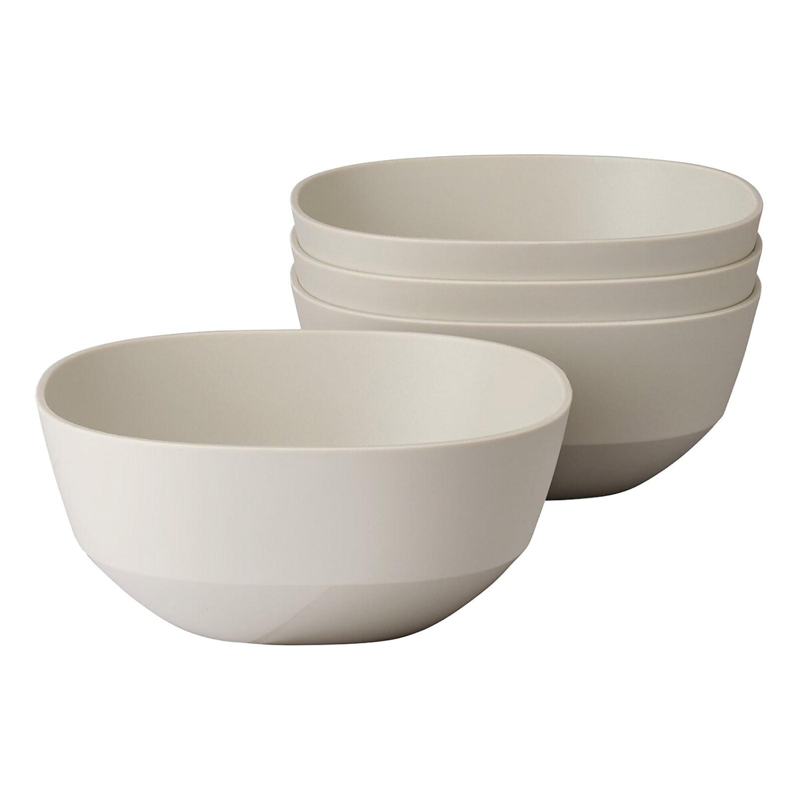 SCHALEN Silueta Nordic White 750 ml 4er Set - Weiß, Kunststoff (15.2cm) - Mepal