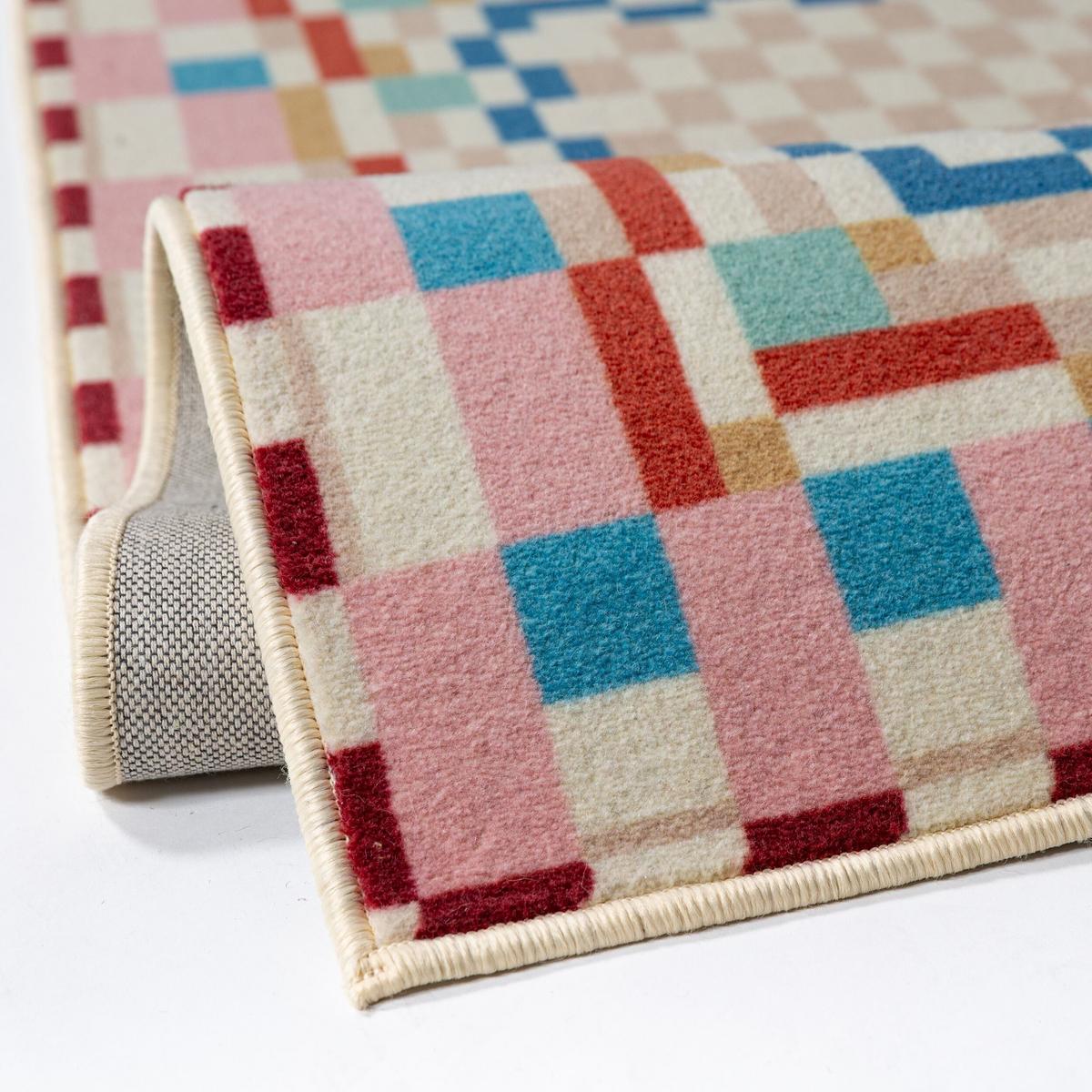 WOLLTEPPICH DAHLIA, geometrisch, Bunt, 180 x 230 cm - Multicolor, Textil (230/180cm) - KADIMA DESIGN