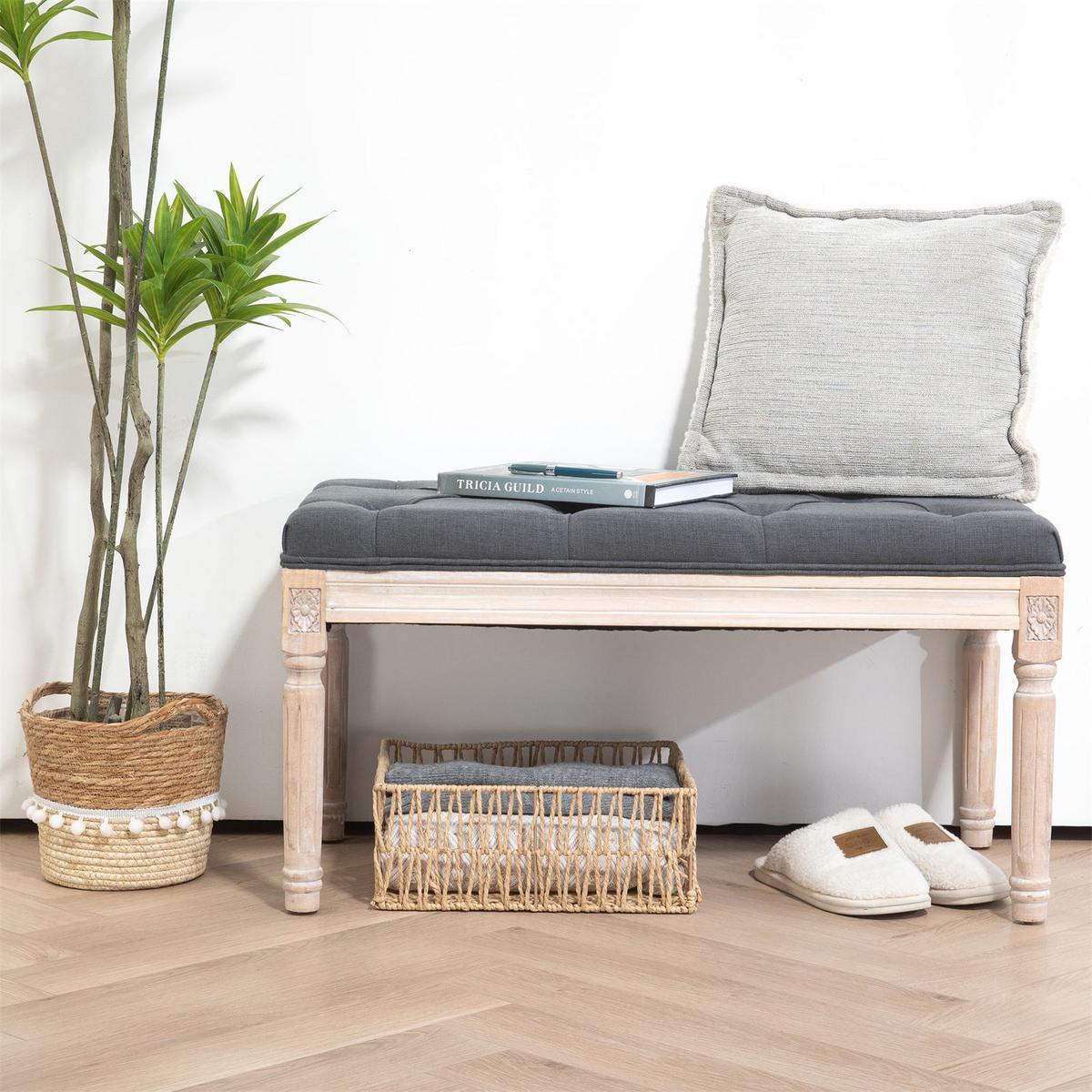 AUFBEWAHRUNGSKÖRBE ENIN 3er Set natur - Naturfarben, Holz (34/13/28cm) - IDIMEX