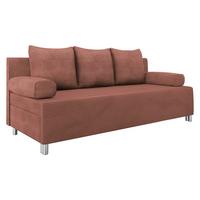 SCHLAFSOFA Dover Cord - Chromfarben/Rosa, Holz/Kunststoff (192/86/80cm) - MIRJAN24