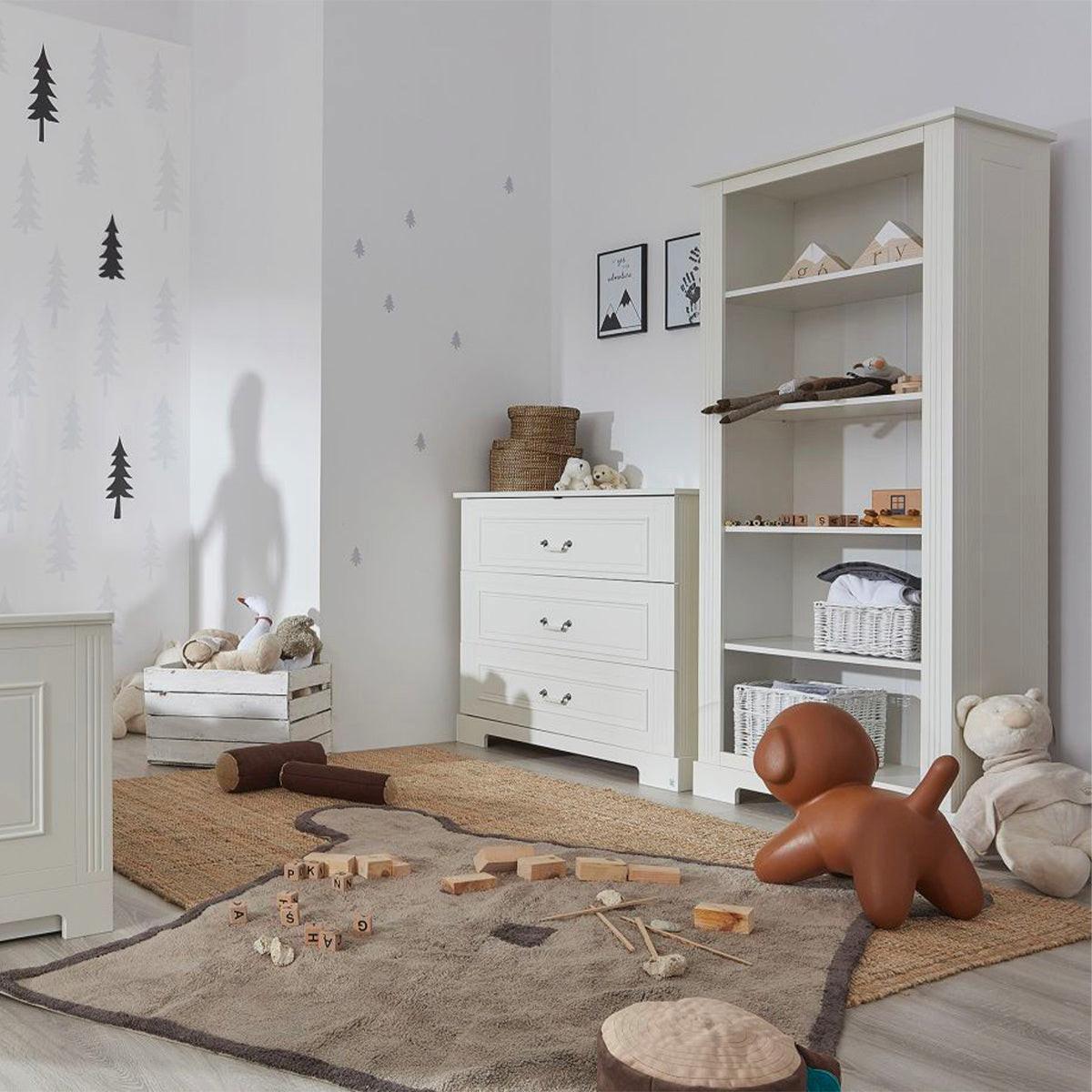 BÜCHERREGAL Ines Weiß - Weiß, Holzwerkstoff (80/180/44cm) - Petits-meubles