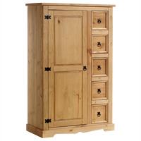 KOMMODE TEQUILA gebeizt/gewachst - Kieferfarben, Holz (95/150/45cm) - IDIMEX