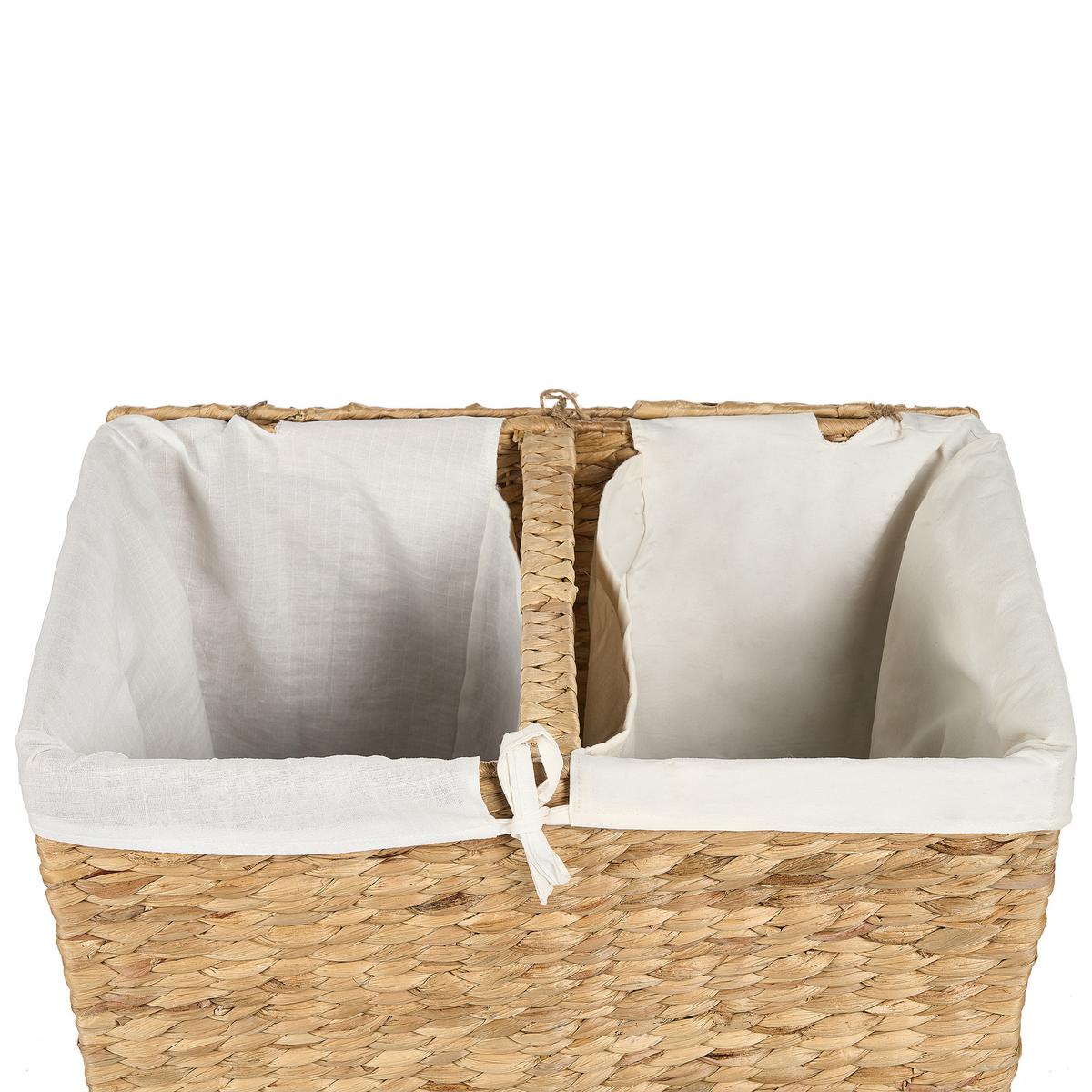 KORB Natürlich Langson - Beige/Naturfarben, Naturmaterialien (30/50/50cm) - Beliani