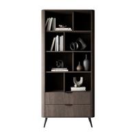 REGAL TWILIGHT mit Schubladen - Eichefarben, Holzwerkstoff (88/194/38cm) - Lookway
