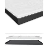MITTELFEST Komfortable Kaltschaummatratze Öeko-Tex Zertifiziert 120 x 200 cm - Weiß, Textil (120/200cm) - Schlaftroll