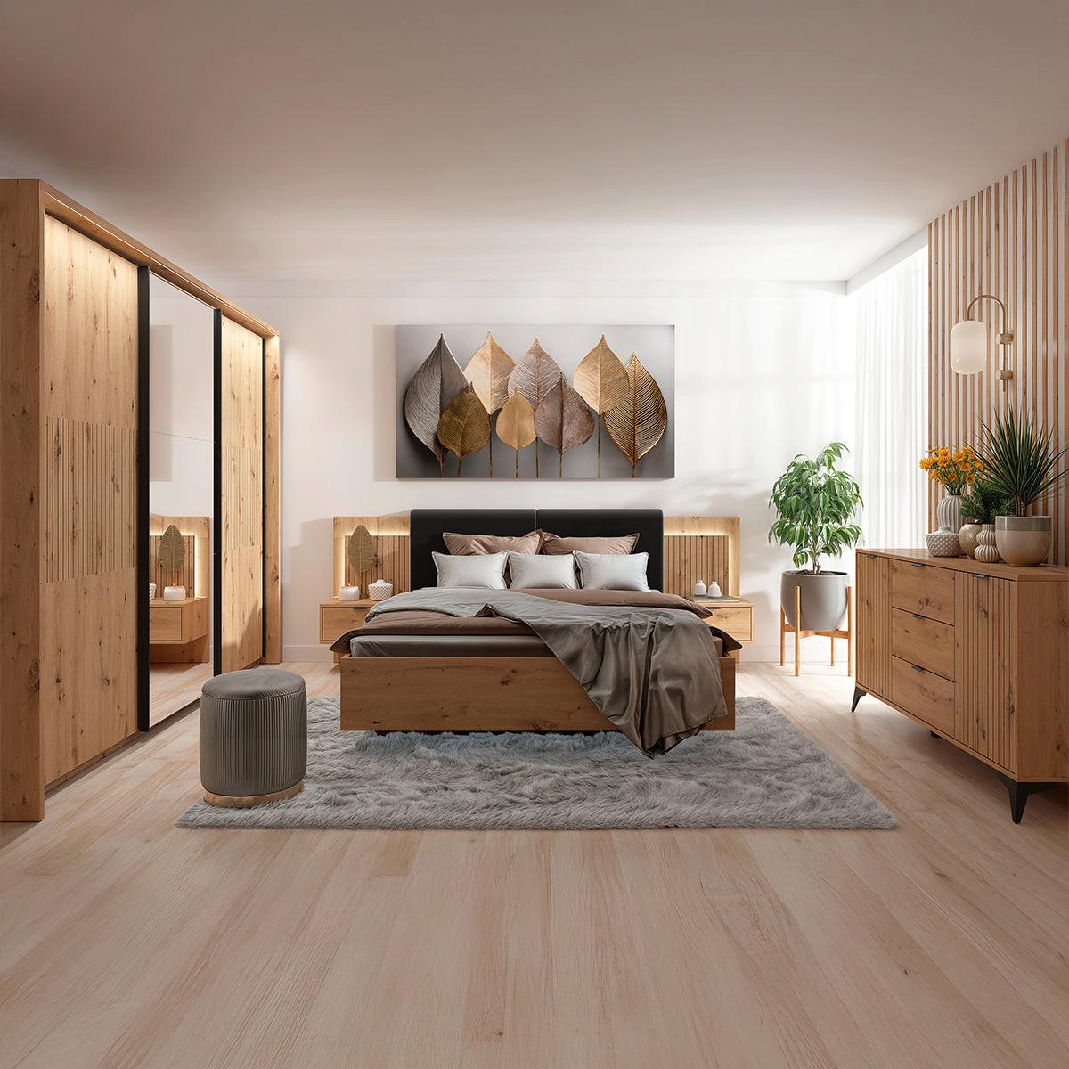 BOXBETT 160/200 Mao Holz - Braun, Holzwerkstoff (160/200cm) - Petits-meubles