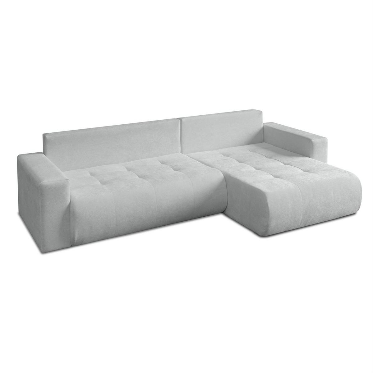 ECKSOFA CLOUD II XL mit Schlaffunktion Vibe 85 - Grau, Textil (280/152cm) - Lookway