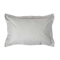 KISSENBEZUG Perkal mit Stehsaum, Fadendichte 200 - Grau, Textil (48/74cm) - Homescapes