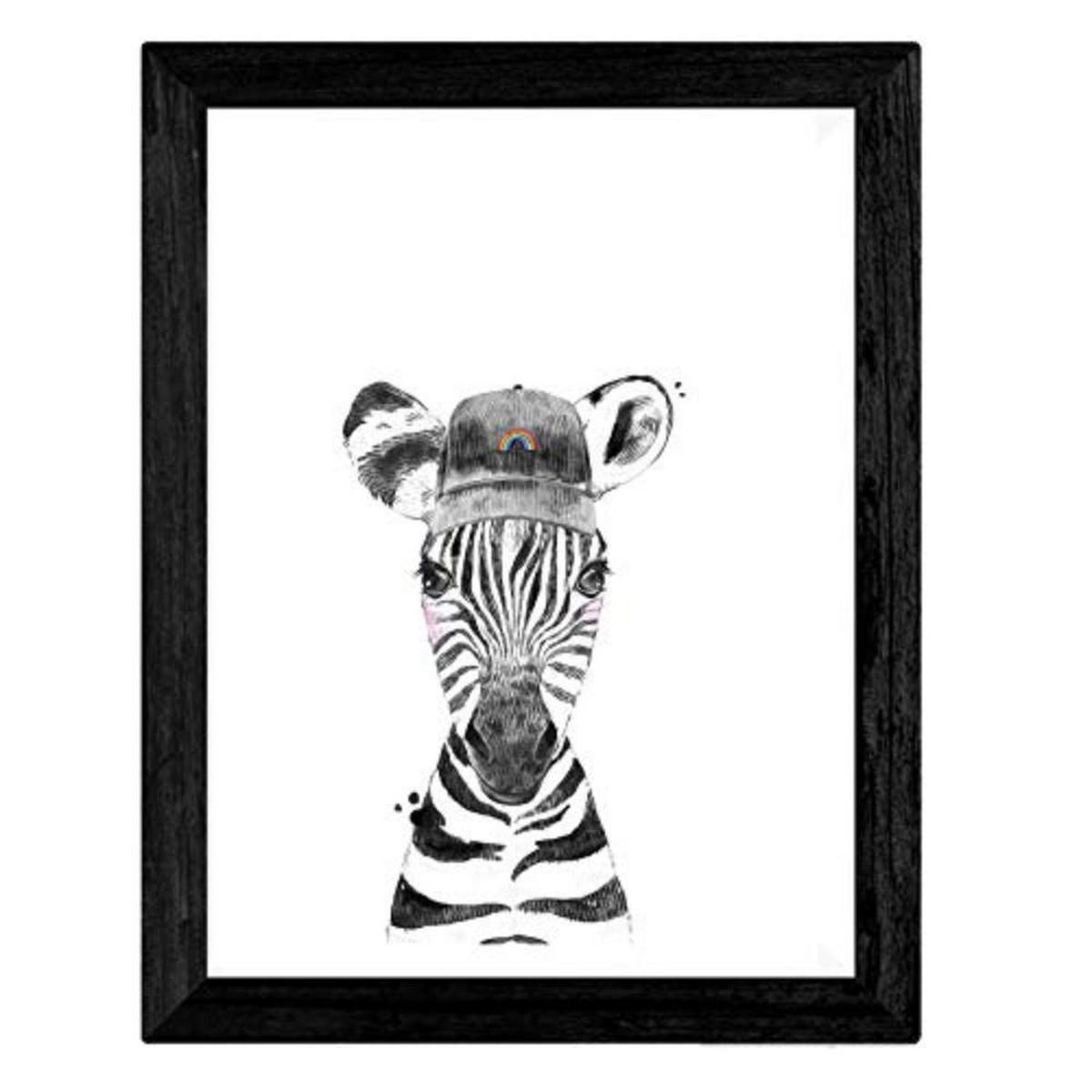 POSTER Set mit 4 Filmen der lustigen Kindertiere A4 Rahmenlos - Klar, Papier (29.7/3cm) - Nacnic