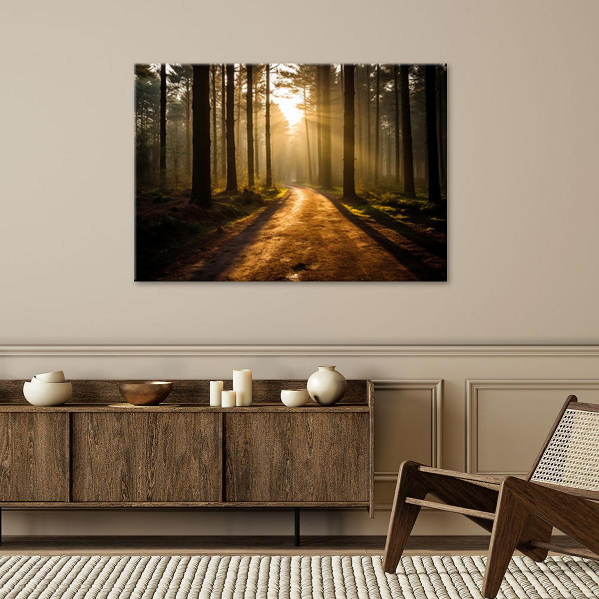 KUNSTDRUCK Braun 90/60 cm - Braun, Textil (90/60cm) - KUNSTLOFT