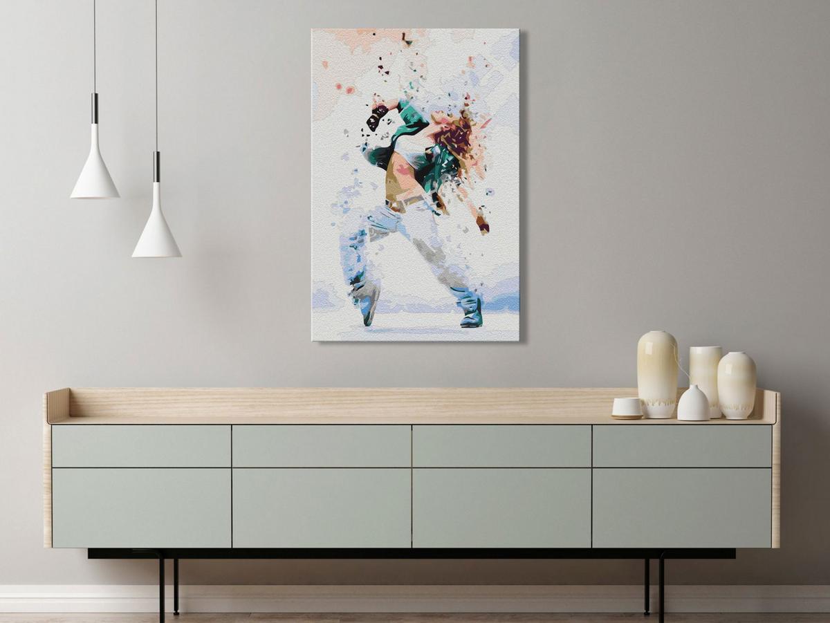 MALEN NACH ZAHLEN 40/50 cm - Multicolor, Textil (1.4/50cm) - KUNSTLOFT