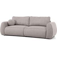 3-SITZER Schlafsofa Bravo mit Eckfunktion, mit zwei Bettkasten, Cappuccino - Schwarz/Cappuccino, Textil (257/96/110cm) - Beautysofa