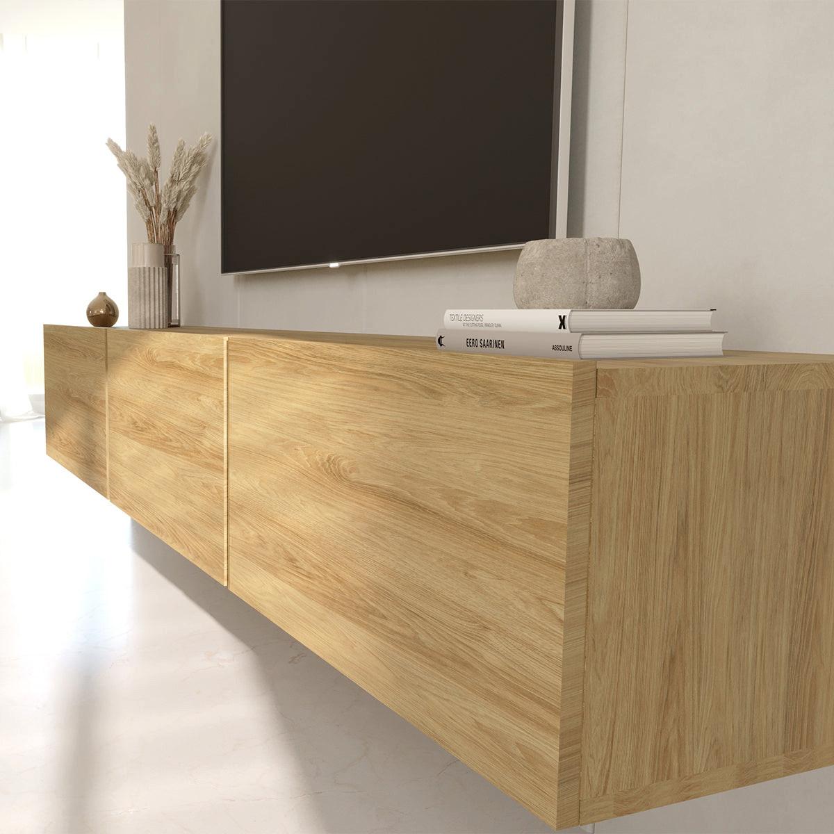 TV-MÖBEL Idao Holz - Braun, Holzwerkstoff (160/29.1/35cm) - Petits-meubles