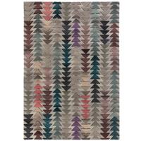 WOLLTEPPICH ESK, geometrisch, aus Wolle, Bunt, 120 x 170 cm - Multicolor, Textil (170/120cm) - KADIMA DESIGN