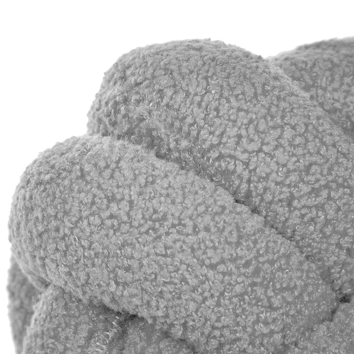 DEKOKISSEN Grau 19/19 cm Malni - Grau, Textil (19/19cm) - Beliani
