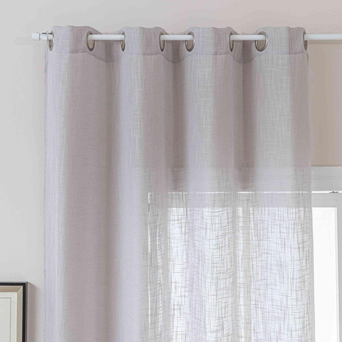 VORHANG 2ER SET SEOUL HxB 245x140 cm Grau - Grau, Textil (60/245cm) - Gardinenbox