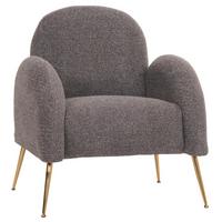 LOUNGE-SESSEL Grau - Grau, Textil (74/88/77cm) - MCW