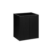 WASCHTISCHUNTERSCHRANK 50cm Riva Schwarz - Schwarz, Holzwerkstoff (50/57/39cm) - Petits-meubles