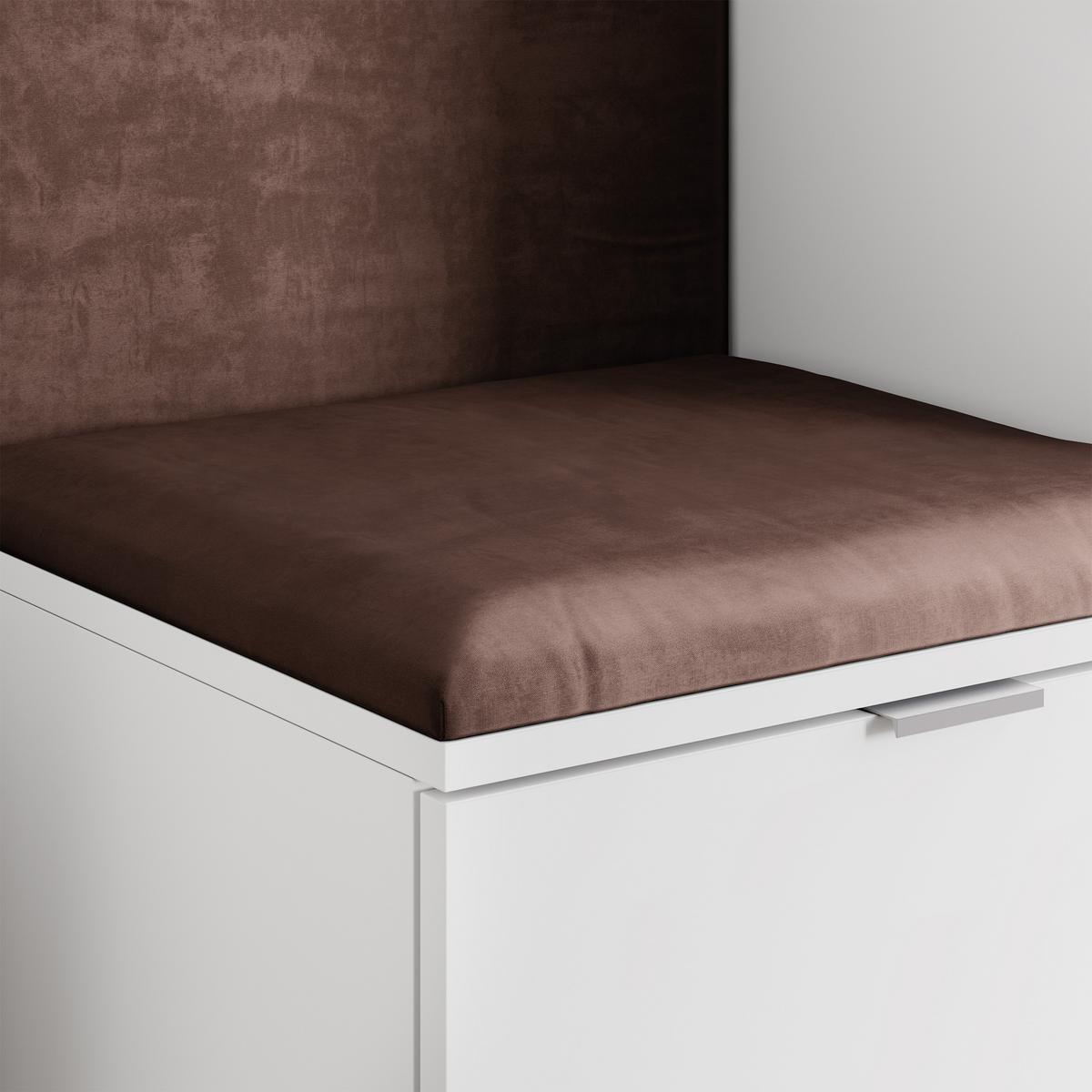 GARDEROBENSCHRANK VIRA 95/181/51 cm Modern Garderobe-Set Kaschmir - Kaschmir/Braun, Holzwerkstoff (95/181/51cm) - MASSENO