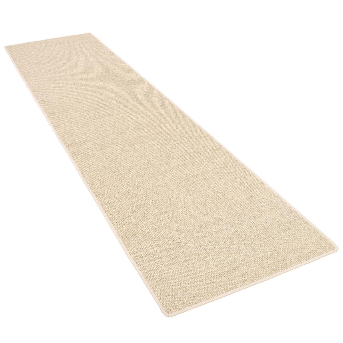 SISAL NATUR LÄUFER TEPPICH - Chromfarben, Textil (80/400cm) - Snapstyle