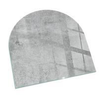 GLASPLATTE für Kamin 100x100 cm - Grau, Glas (100/100/0.4cm) - TULUP