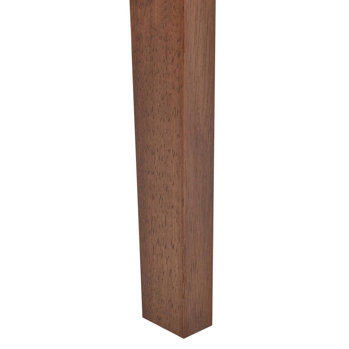 ESSZIMMERSTUHL 2er Set Holz Braun/Beige Isle - Beige/Braun, Holz (45/82/55cm) - Beliani