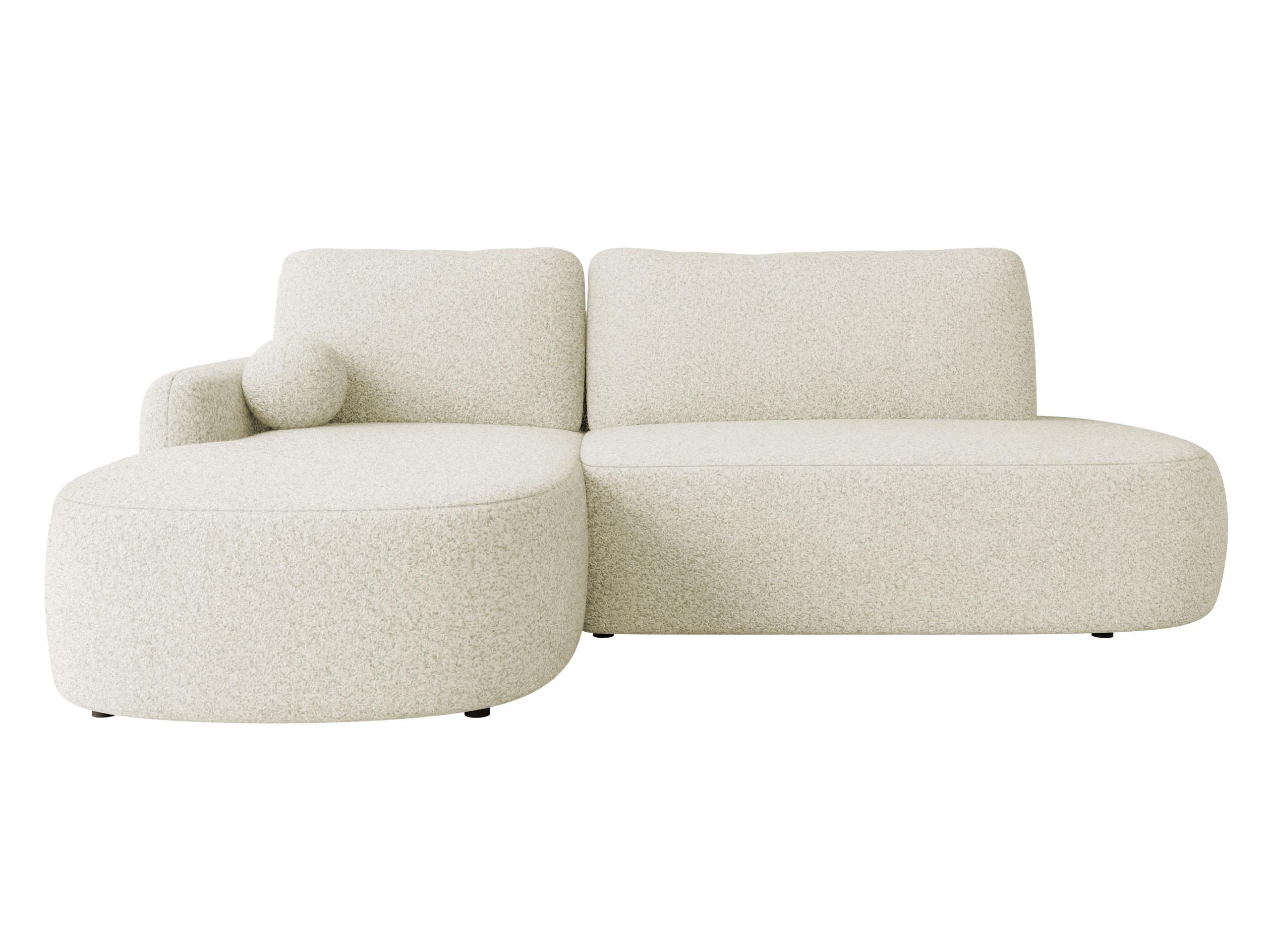 ECKSOFA Loridu O, Seite: Links - Schwarz/Naturfarben, Holz/Kunststoff (274/174cm) - MIRJAN24