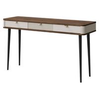 KONSOLENTISCH Marly RE15 - Kaschmir/Goldfarben, Holzwerkstoff/Metall (40/130/82cm) - MIRJAN24