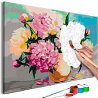 MALEN NACH ZAHLEN 50/40 cm - Multicolor, Textil (1.4/40cm) - KUNSTLOFT