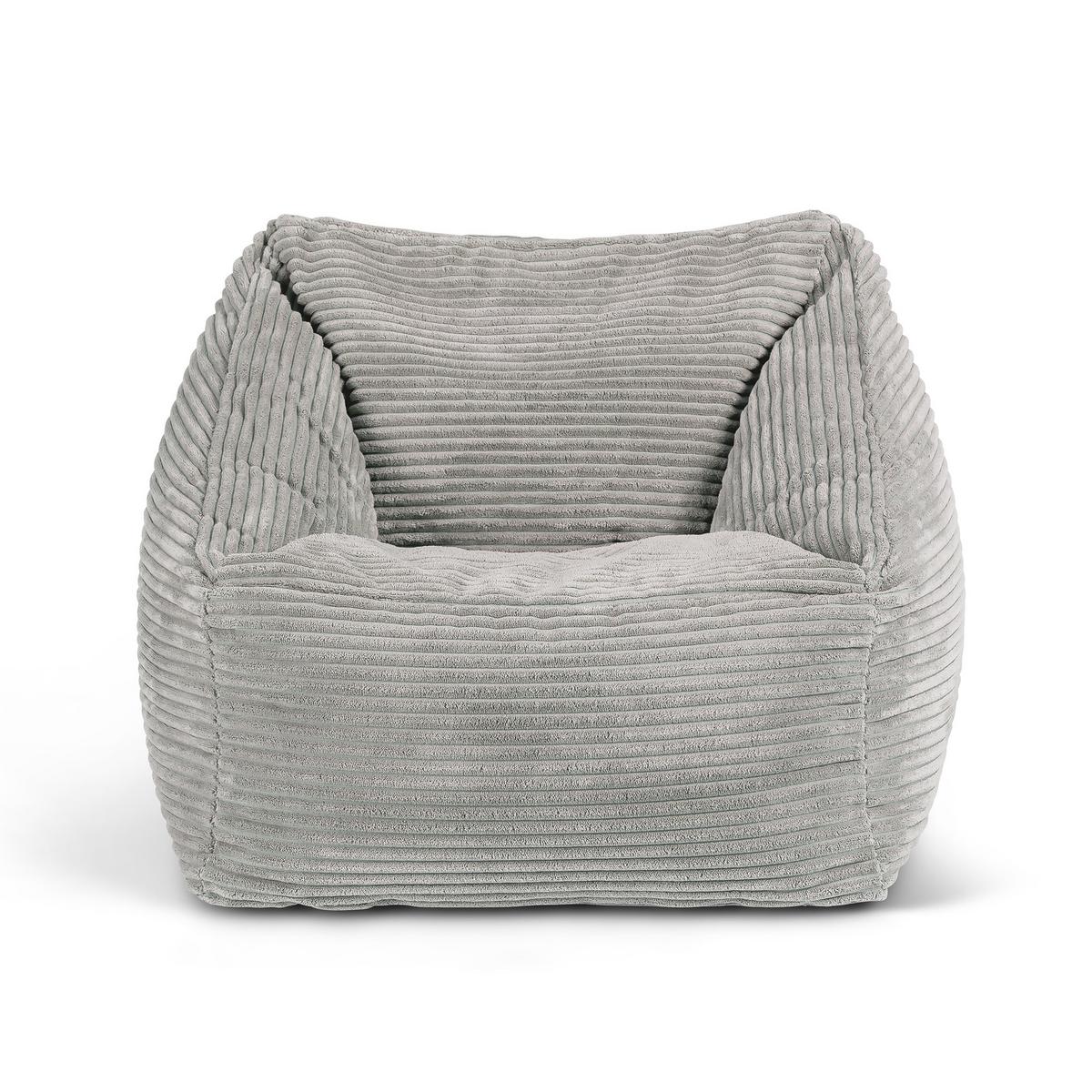 SITZSACK Flauschig für Kinder 2-tlg. - Grau, Textil (55/44/55cm) - icon