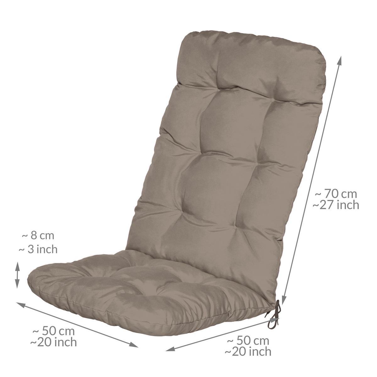 HOCHLEHNER Flair HL 120x50x8cm Taupe (2tlg) - Taupe, Textil (50/120cm) - Beautissu 