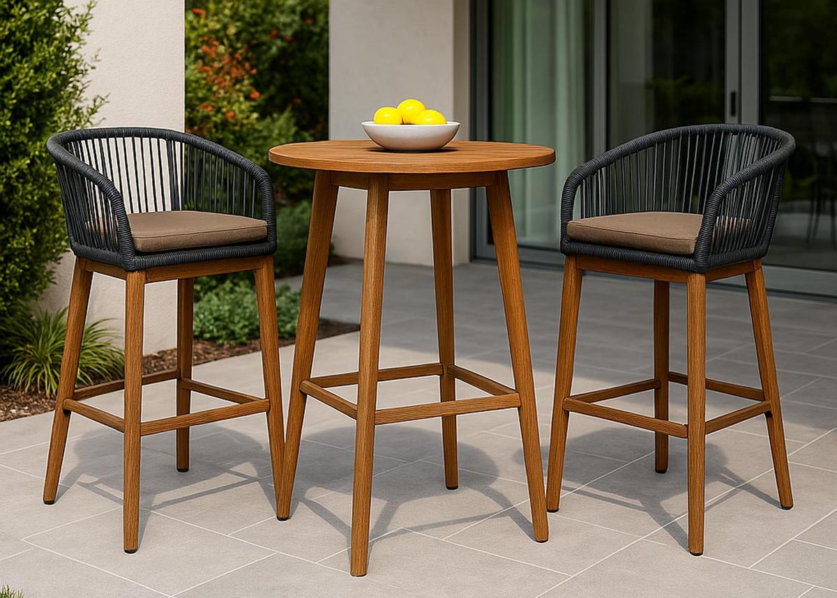BARHOCKER Anthrazit, Dunkelgrau - Dunkelgrau/Anthrazit, Metall (51/92/53cm) - MCW